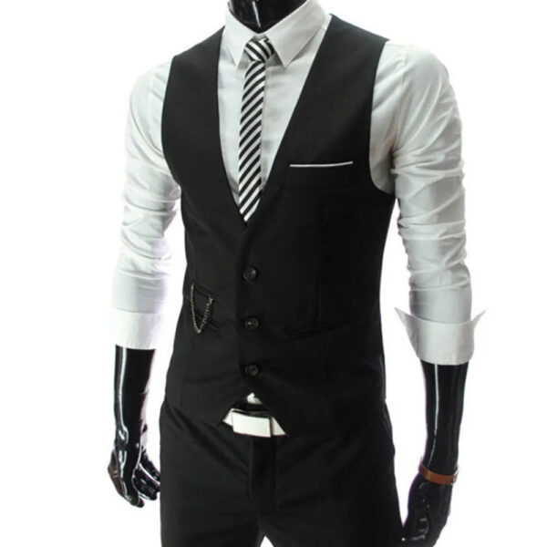 S67c3c560dd9c43d4acfcc610100c5664e.jpg 7XL High Quality Dress Vests For Men Slim Fit Mens Suit Vest Male Waistcoat Gilet Homme Casual Sleeveless Formal Business Jacket