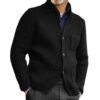 S69265c7af326450b97c4c23a382e482aD.jpg Cardigan Men's Sweater Button-Down Vintage Knit Cardigan Sweater Coat Men Thick Warm Knitted Sweaters Outwear Coat Autumn Winter