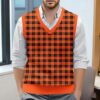 S6965838860214a32b229164d81105b7cP.jpg Sleeveless Top For Man Chess Vest Waistcoat Diamond Grid Woolen Sweater Vest Sleeveless Jackets For Men Vest Men Chaleco Lana