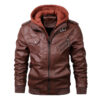 S699028fd129b40ffb1c1ac2578b379794.jpg KB New Men's Leather Jackets Autumn Casual Motorcycle PU Jacket Biker Leather Coats Brand Clothing EU Size SA722
