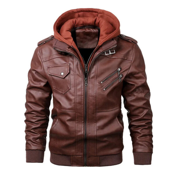 S699028fd129b40ffb1c1ac2578b379794.jpg KB New Men's Leather Jackets Autumn Casual Motorcycle PU Jacket Biker Leather Coats Brand Clothing EU Size SA722