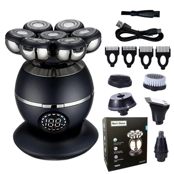 S69e6e2a9aef04ae3a31608cc578e6027u.jpg Electric Shaver 7D Floating Cutter Head Base Charging Portable Men Beard Trimmer Clipper Rechargeable Bald Head Electric Razor
