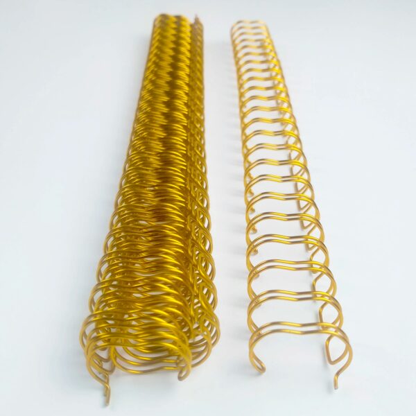 S6b2e4097e6f24db5907227d9c98d8d4cQ.jpg 50pcs Gold Metal YO Binding Wires Double Coil Wire Binding A4 Binders Double Wire Binding Calendar Binding Coil Notebook Springs