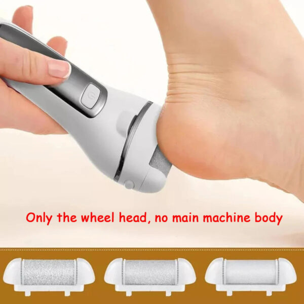 S6bb9d55705f14fc785e437c1abb87a74X.jpg 3PC Replacement Roller Heads for Pedi Foot File, Callus Shaver, Pedicure Kit for Cracked Heels and Dead Skin