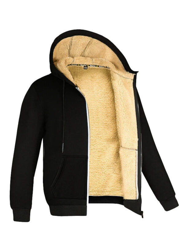 S6bf3ec1dbad544339979076bd635572dM.jpg Winter Lambswool Coats Thicken Warm Jackets Long Sleeve Zipper Hoodies Casual Sports Fleece Black Coat Hooded Men Women Jacket