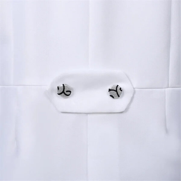 Men's Tailcoat Classic Modern White and Black Basic Style Mens Suit with Tailcoat Singer Magician Stage Jacket Outfits