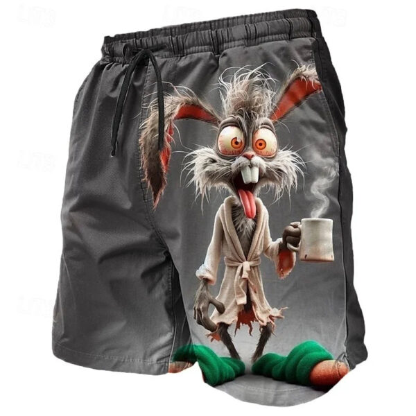 S6c9e0d191e5f4a8d90568f79505fe984l.jpg 3D Print Tiger Sheep Chicken Rabbit Short Pants For Men Animal Pattern Beach Shorts Summer Hawaiian Board Shorts Kid Swim Trunks