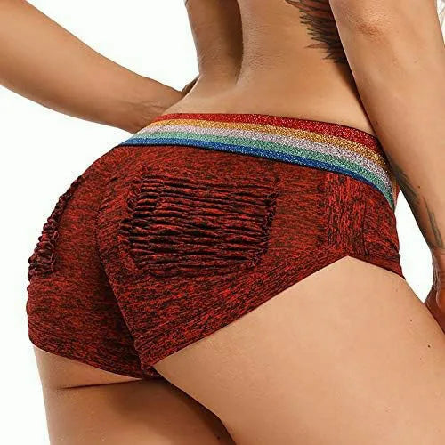 S6cc3d07a7bb04fd897d66904854ff6126.jpg Fashionable Printed Shorts, High Waisted and Hip Lifting Sports and Fitness Running Three Quarter Pants