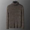 S6d48c2faf54742b7be3bddd52c8fbbffE.jpg 2026 New Men's Thick Warm Sweater Winter Knitted Turtleneck Pullovers Male High Neck Solid Slim Fit Soft Sweaters for Men Tops