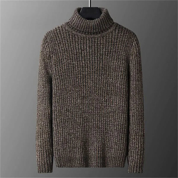S6d48c2faf54742b7be3bddd52c8fbbffE.jpg 2026 New Men's Thick Warm Sweater Winter Knitted Turtleneck Pullovers Male High Neck Solid Slim Fit Soft Sweaters for Men Tops