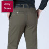 S6dba0e26a4f54c72a249f468c5ef033eF.jpg New Arrival 100% Cotton Summer Autumn Men's Casual Pants Fashion Solid Black Beige Gentle Thicken Trousers Brand Smart Suit Pant