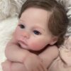 S6f05b79460c04efa98fe50bb80a1c82eG.jpg 18inch Meadow Reborn Doll Kit Unassembled Lifelike Multiple Layers Painting Doll Parts Visible Veins Hand Rooted Short Hair