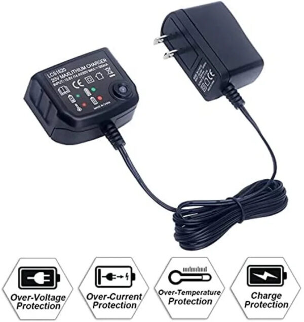 Lithium Battery Charger For Black&Decker 10.8V 14.4V 18V 20V Serise LBXR20 Electric Drill Screwdriver Battery Charging Tool