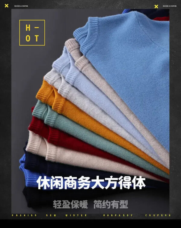 S6f3d0c831ff94991a06b5d2e3a1c973a9.jpg Hot Sale Cashmere Men's Sweater O-Neck Knitted Jumpers Long Sleeve Male Pullover Soft Warm Woolen Fashion Clothing Big Size