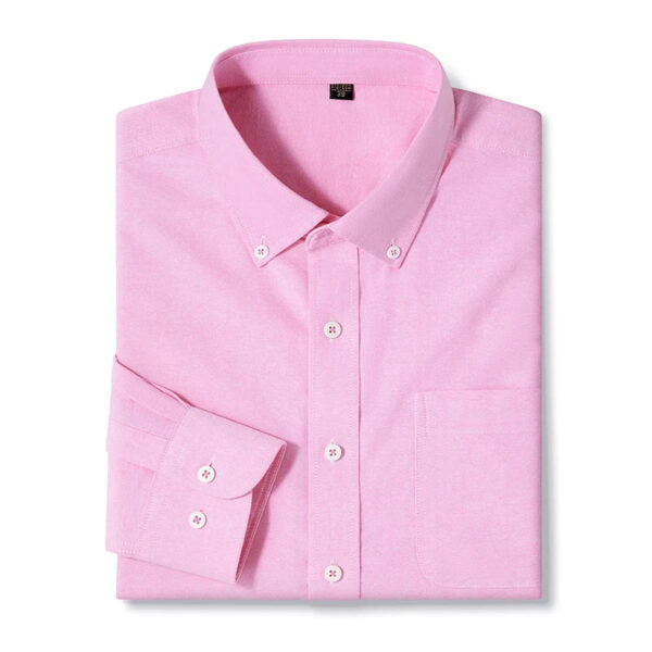S6f4ac75e152a4968b9d6133ddf836b951.jpg New 100% Pure Cotton Oxford Men's Plaid Shirts Male Business Casual High Quality Long sleeve Shirt for Men Pocket Shirt S-5XL