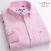 S6fe1df4bcf204d9c8447b82faa1391b52.jpg New in shirt Cotton long-sleeve shirts for men slim fit formal plain tops single pocket solid color office tops fashion clothes