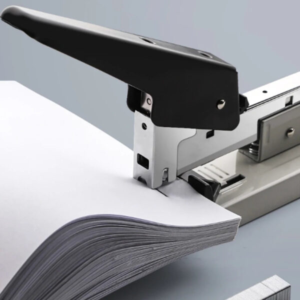 S6fe91d1db169483aba455dce1d5cd809R.jpg Big Heavy Type Metal Stapler Bookbinding Stapling 100/200 Sheet Capacity Office Tools Fit Sturdy Portable Handhled Staples Home