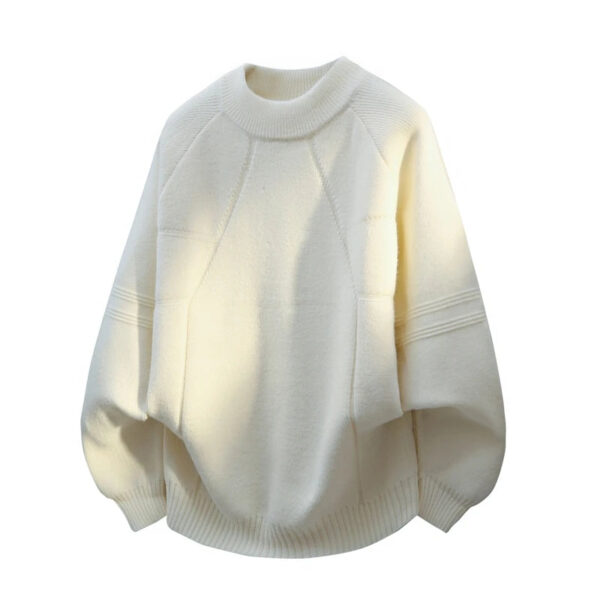 S7045925236c74ac39739eb5738196628d.jpg Designer Streamline Trendy Knitted Sweater 2025 Autumn/winter High Street Hip-hop Men's Clothing Warm Base Tops