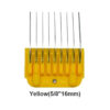 S70a2cffba5d84a37abc9b08524f3137fN.jpg Animal Stainless Steel 9 Color Guide Comb Set For Most Oster/Wahl/Andis Detachable Clippers (ONLY Snap on Size #10/15/30 blades)