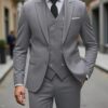 Classic Wedding Tuxedos Slim Fit Bridegroom For Men 3 Pieces Groomsmen Suit Male Formal Business Men Suits(Jacket+Vest+Pants)