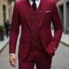 Classic Wedding Tuxedos Slim Fit Bridegroom For Men 3 Pieces Groomsmen Suit Male Formal Business Men Suits(Jacket+Vest+Pants)