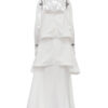 S71975e2e60ba4700ae09093713bd5debw.jpg Clacive Summer Loose White Women's Dress 2025 Fashion Strap Sleeveless Ankle Length Dresses Elegant Classic Pleated Female Dress