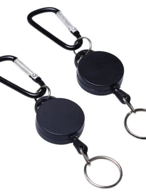 S7219ff196bba4d5c8b27bc8445f480bdH.jpg Black Retractable Pull Key Ring Chain Reel ID Lanyard Name Tag Card Badge Holder Reel Extendable Belt Key Ring Clip