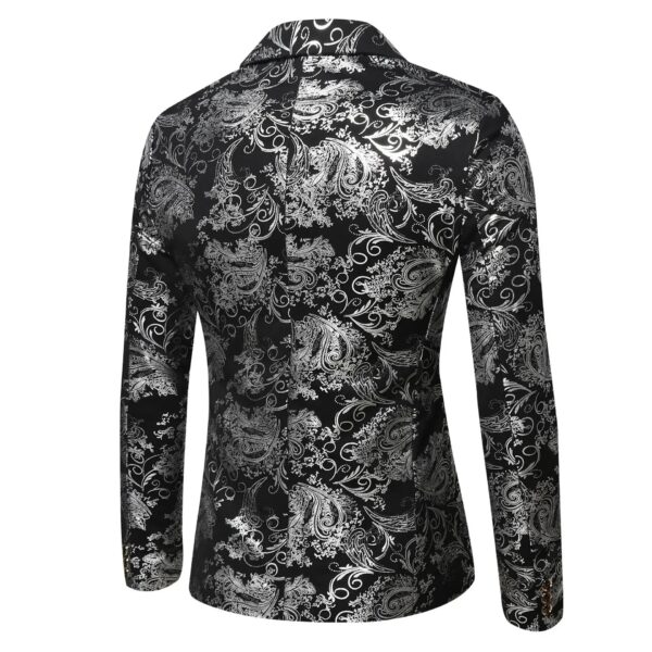 S7247caac10cb426484e678a7aaa3a97f5.jpg Blazer Mens Jacket Fashion Business Handsome British Style Casual Slim-fit Print Wedding Work Hot Chick At The Bar Blazers