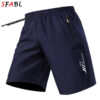 Men's Shorts Summer Football Soccer Sports Short Pants Breathable Drawstring Quick Dry Running Sports Shorts Men Jogging Bottom