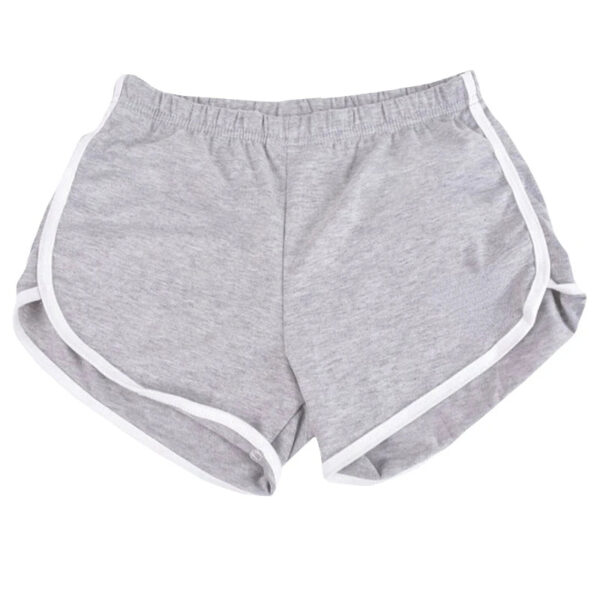 S732efc0efab54335bde2924113c31799A.jpg Summer Women's Shorts Fitness Breathable Solid Color Sports Fashion Casual Elastic Female Jogging Szorty Damskie