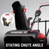 S733ac6b75ef64aea934c32faa0da2d7cI.jpg PowerSmart 15A Electric Snow Thrower, 21" Snow Blower with 180° Chute, LED Light, Lightweight for Yard, Driveway & Sidewalk