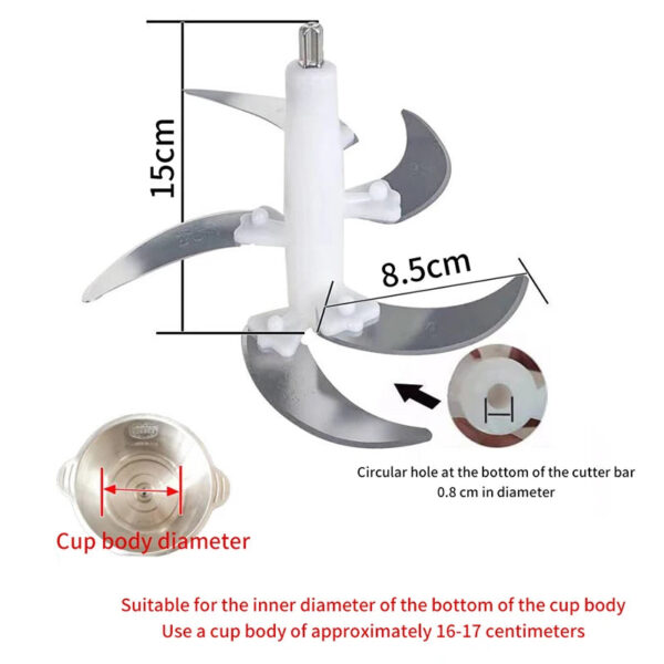 S7361ae4a63ce40a09f8c3424f032b604X.jpg Electric Meat Grinder Blade Food Crusher Processor Replacement Spare Parts For 2L/3L/4L Meat Grinder Accessories Kitchen Tools