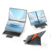 S7367f5d1f31f4d24a432c3bee1c829eaD.jpg New Dual Screen Laptop Intel i3 1215U N100 Dual 10.95 Inch IPS Touch Screen Windows 11 Office Computer Tablet Notebook WiFi 6