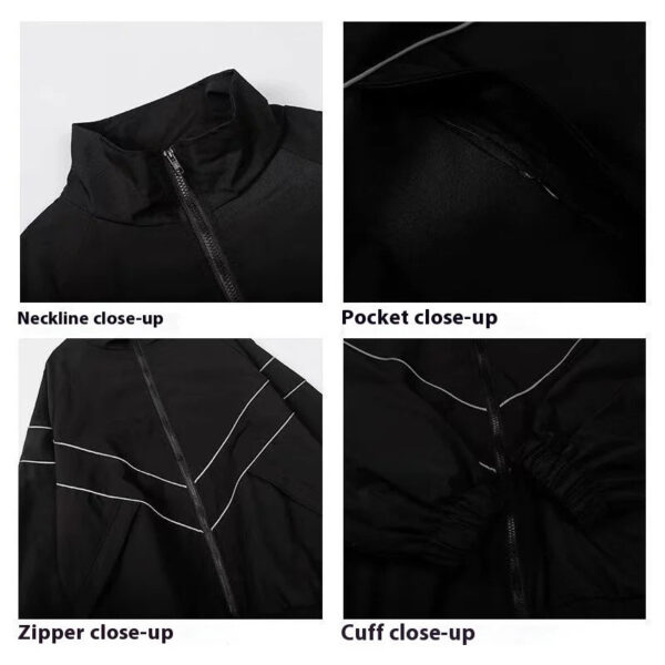 S73815c8fec9345f5b286da0c3b92dca4j.jpg Hip Hop Varsity Jacket Men High Street Patchwork Color Black Windbreaker Coats Women Spring Autumn Thin Fashion College Jackets