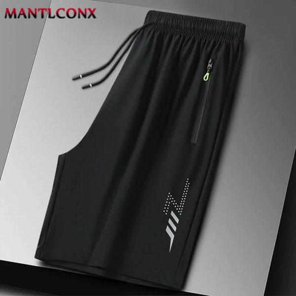 S7384a61a387a4580a9f3063ef245d64aD.jpg Summer Men's Shorts Cool Sportswear Running Sport Shorts Casual Bottoms Gym Fitness Training Jogging Short Pants Men Black Gray
