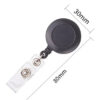 1PC PP ID Card Holder Name Tag Badge Reels Retractable Staff Business Badge Holder Office Supplies Stationery for Exhibition