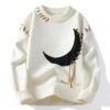 S74d47226fd1b4187a65a700b1ef7d9246.jpg New Fashion Men Streetwear Sweaters Knitted Pullovers Man O-neck Loose Casual Sweaters Quality Male Pullovers Winter Clothing 4X
