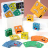 S75018c21494e438ba31b17b60febc904r.jpg Kids Educational Toys Emotion Change Blocks Expressions Puzzles Children Cube Games Early Learning Montessori Geometry Face