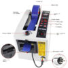 S750c87ee0a00470ab2d0c75779840224E.jpg Automatic Packing Tape Dispenser M-1000 Tape Adhesive Cutting Cutter Machine 220V/110V Office Equipment