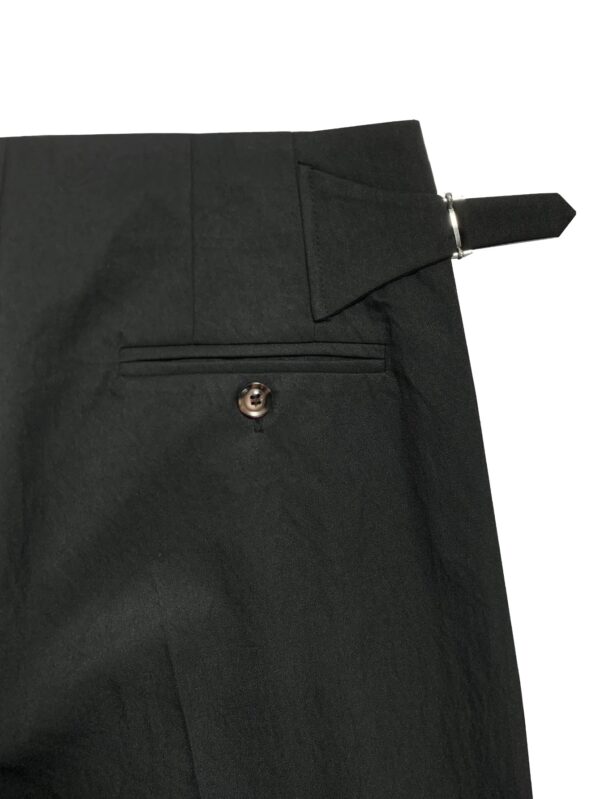 S7593ad7da2dd48d6b5c0e8c6266e8c97y.jpg Fall/Winter 2025 Men's Elegant Italian Neapolitan High Waist Wide Leg Pants with Tucks And Buttons Business Casual Style