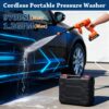 S7659fe09f02c475793f2e4a83c4141f4J.jpg Power Blaster Plus Pressure Washer Cordless Portable Electric High Pressure Water Spray Gun and Hose Car Washer Cleaner Tool