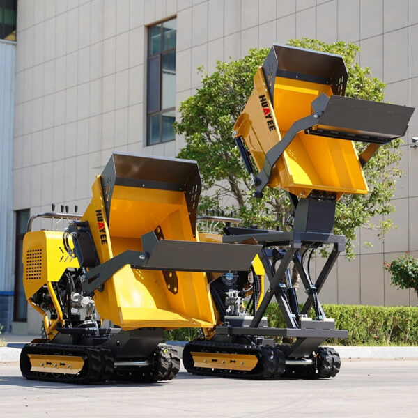 S76e0783dd021488f947671abd887a66dv.jpg Fast delivery Mini Dumpers EPA EURO 5 High Quality Cheap Mini Dumper Truck HUAYEE Factory Customize 500kg Small Crawler Dumper