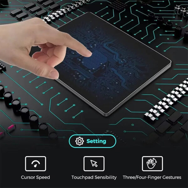 S771069f6bee74165ba08169061d788beJ.jpg Jomaa Wired Trackpad Muti-Touch,Touchpad with High Precision USB Touchpad for Windows 7/10/11 Laptop Notebook PC Computer, Black