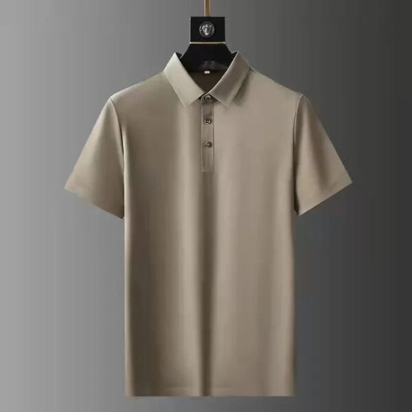 2025 Summer New Fashion Solid Color Comfortable Breathable Sports Suit Men's Business Leisure Loose Size Two-Piece Set M-4XL