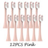 12 PCS for SOOCAS X3/X3U/X5 Brush Heads Replaceable Soft DuPont Sonic Electric Toothbrush Clean Brush Vacuum Bristle Nozzles