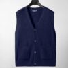 S7886029930d1437cb6d413f755d0f6f6A.jpg Large knitted sweater, men's new cardigan vest, autumn and winter large loose fat sweater.