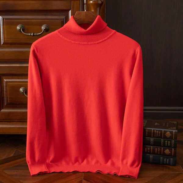 S78e4da09abac4265b76f3e85c26b18cfT.jpg Soft Cashmere Sweater Men's Clothes Turtleneck Pullover Autumn Spring Korean Popular Casual Knit Reviews Wool High-quality