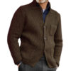 S790e2470a9d44606961184d2aeff19a4e.jpg Cardigan Men's Sweater Button-Down Vintage Knit Cardigan Sweater Coat Men Thick Warm Knitted Sweaters Outwear Coat Autumn Winter