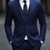 S793f2be9d9c5486795316e5bb27fd191H.jpg Men's Three-Piece White Suit, Anti-Wrinkle, No-Iron, Anti-Stick Fur Business Formal Suit, Four-Season Workplace Work Clothing Dr