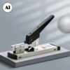 S796fd50aeb2d409889b0d45b93817cf3Z.jpg Big Heavy Type Metal Stapler Bookbinding Stapling 100/200 Sheet Capacity Office Tools Fit Sturdy Portable Handhled Staples Home